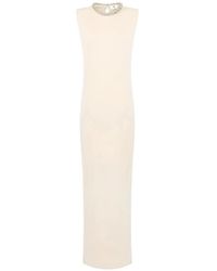 Elisabetta Franchi - Jewelled sleeveless maxi dress - Lyst