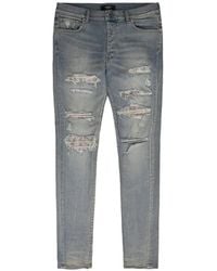 Amiri - Thrasher Crystal-Embellished Jeans - Lyst