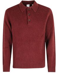 Aspesi - Long-Sleeve Polo Shirt - Lyst