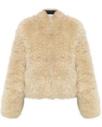Stand Studio - Long-Sleeved Faux-Fur Jacket - Lyst