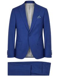 Paoloni - Peak-Lapel Single-Breasted Suit - Lyst