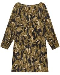 Maliparmi - Lily's Ballet Floral Long-Sleeve Mini Dress - Lyst