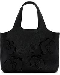 Oscar de la Renta - The Laser-Cut Mini Topaz Tote Bag - Lyst