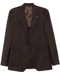Lardini - Button-Fastening Blazer - Lyst