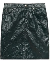 Marni - Deep Crinkled Taffeta Skirt - Lyst