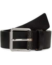 KARL LAGERFELD - Ceinture En Cuir À Logo Gravé - Lyst