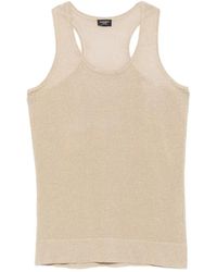 Snobby Sheep - Metallic-Effect Racerback Top - Lyst