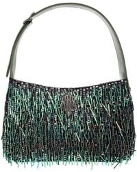 Kurt Geiger - Bond Sequin-Embellished Fringe Shoulder Bag - Lyst