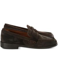 Marsèll - Penny-Strap Leather Loafers - Lyst