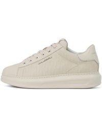 KARL LAGERFELD - Kapri Monogram Embossed Sneakers - Lyst