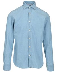 Al Duca d'Aosta - Denim Shirt - Lyst