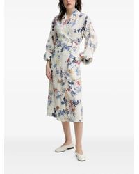 Munthe - Floral-Print Wrap Dress - Lyst