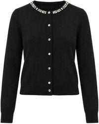 Kaos - Crystal-Embellished Cardigan - Lyst