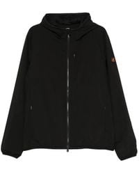 Save The Duck - Chaqueta Con Parche Del Logo Y Capucha - Lyst