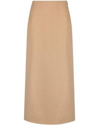 By Malene Birger - Wollen Midi-Rok - Lyst