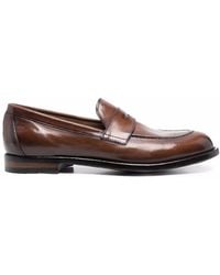 Officine Creative - Round-Toe Leather Loafers - Lyst