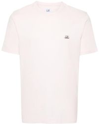 C.P. Company - T-shirt en coton à logo appliqué - Lyst