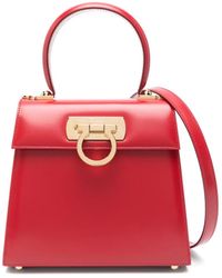 Ferragamo - Iconic Top Handle S Tote Bag - Lyst