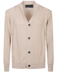 Tagliatore - V-Neck Cardigan - Lyst