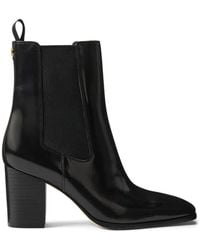 Ralph Lauren - Bottines Raelynn En Cuir Verni - Lyst