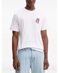 The Kooples - Embroidered-Detail Crew-Neck T-Shirt - Lyst