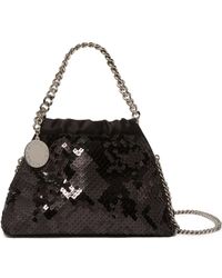 Stella McCartney - Falabella Sequin-Embellished Chain-Strap Mini Bag - Lyst