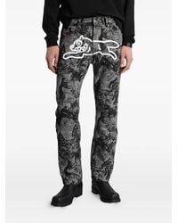 ICECREAM - Running Dog Abstract-Print Jeans - Lyst