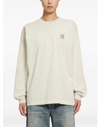 Carhartt - Vista Logo-Patch Long-Sleeved T-Shirt - Lyst
