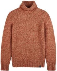 Fay - Pull En Laine Vierge À Col Roulé - Lyst