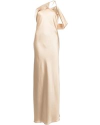 Michelle Mason - Bias-Cut One-Shoulder Gown - Lyst