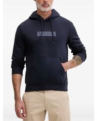 Napapijri - Logo-Patch Pouch-Pocket Hoodie - Lyst