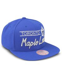 Mitchell & Ness - Toronto Maple Leafs Nhl Retro Lock Up Snapback Cap - Lyst