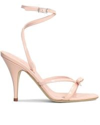 3Juin - Megan Charme Bow-Detail Wrap-Around Sandals - Lyst