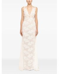 Nissa - Beaded Lace Maxi Dress - Lyst