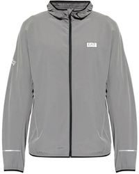 EA7 - Lichtgewicht Jas Met Capuchon - Lyst