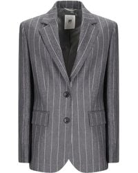 PT Torino - Pinstripe Two-Button Blazer - Lyst