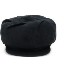 Yohji Yamamoto - Tuck Casquette Linen Cap - Lyst