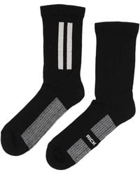 Rick Owens - Logo-Detail Stripe-Trim Socks - Lyst