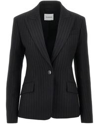 ANDAMANE - Bianca Pinstripe Blazer - Lyst