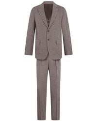 Brooks Brothers - Three-Piece Single-Breasted Suit - Lyst