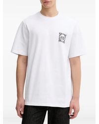 Les Deux - Graphic-Print Logo-Print T-Shirt - Lyst