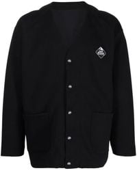 White Mountaineering - Logo-Patch Cardigan - Lyst