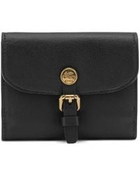 Etro - Portafoglio Pony Piccolo Con Fibbia - Lyst