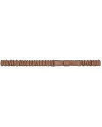 Dorothee Schumacher - Feminine Edge Stretch-Leather Belt - Lyst