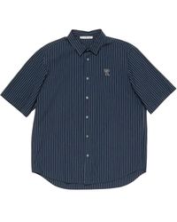 Acne Studios - Striped short-sleeve shirt - Lyst