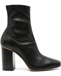 Chloé - Schwarze Stiefeletten Für Frauen - Lyst