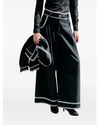 FARM Rio - Crochet-Embroidered Jeans - Lyst
