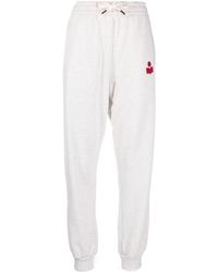 Isabel Marant - Logo-embroidered Track Pants - Lyst