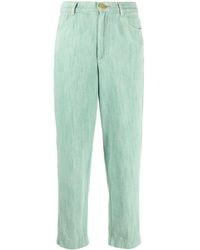 Forte Forte - Straight Cropped Trousers - Lyst