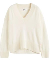 Chinti & Parker - Wool Blend V-Neck Sweater - Lyst